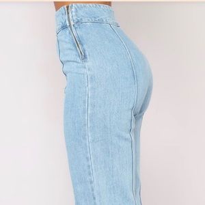 Almost Famous Flare Jeans - Medium Blue Wash